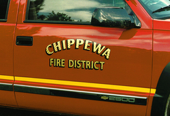 Chippewa Fire District Chief's rig 23k Gold Leaf