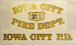 Iowa City Fire Dept. 23k Gold Leaf