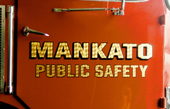 Mankato Fire Dept. Doors 23k Gold Leaf